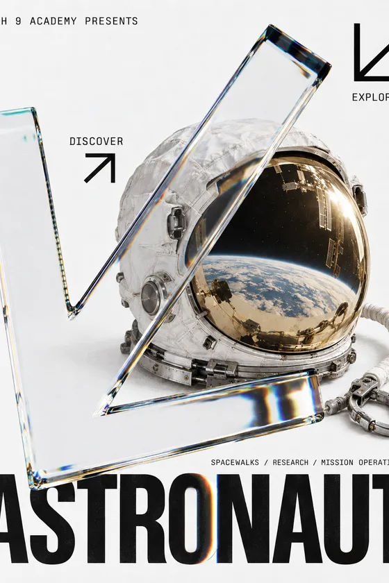 Astronaut, career poster