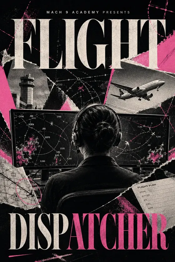 Flight Dispatcher, career poster