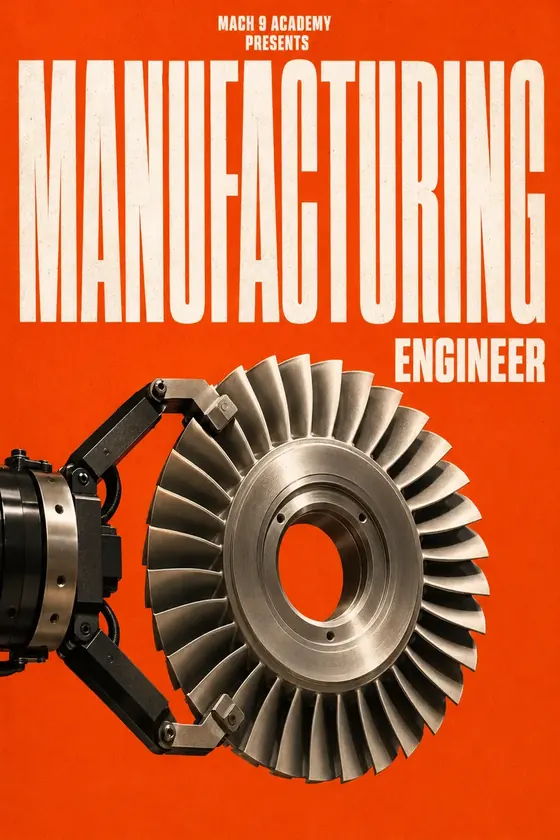 Manufacturing Engineer, career poster