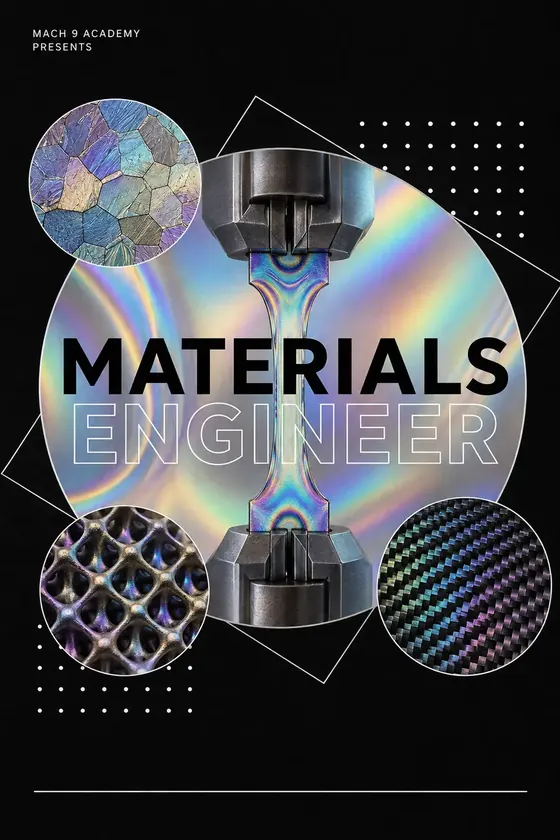 Materials Engineer, career poster