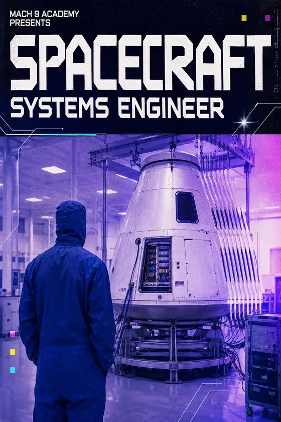 Spacecraft Systems Engineer, career poster