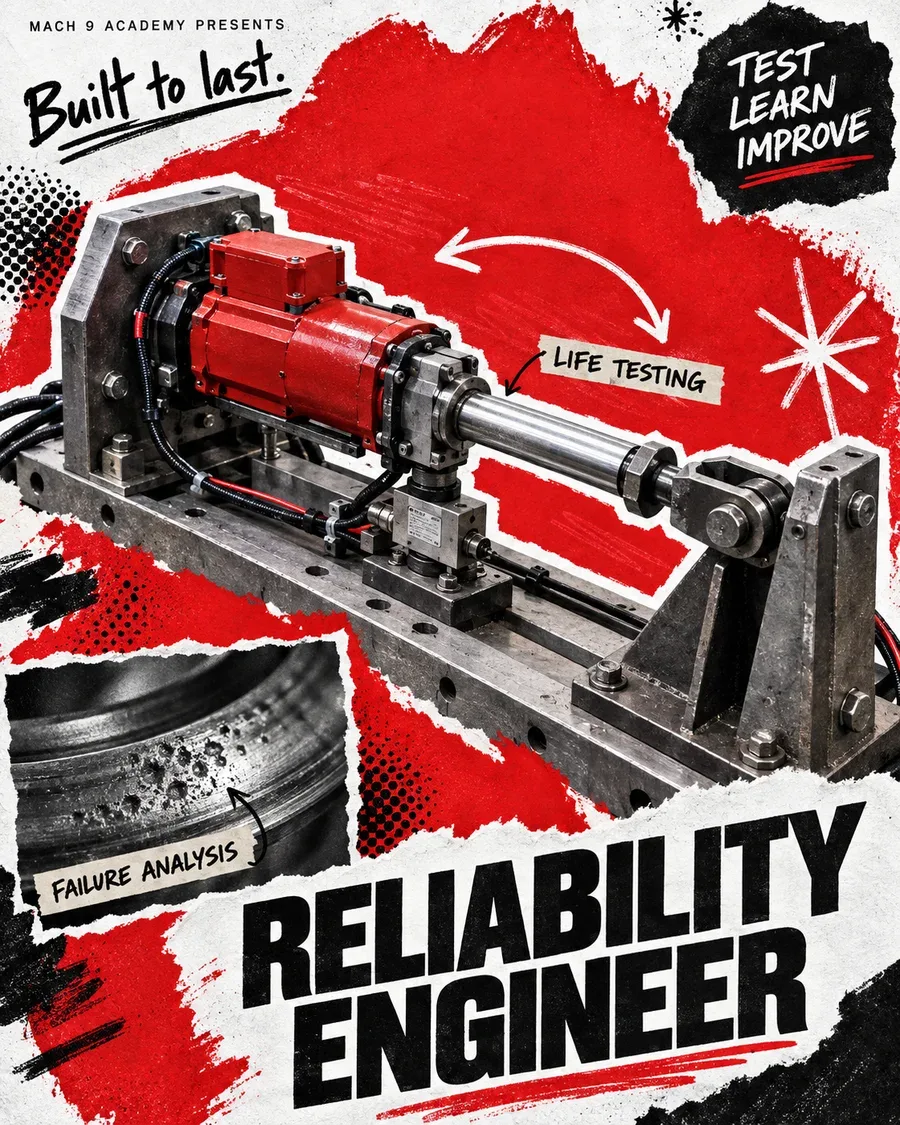 Reliability Engineer, career poster